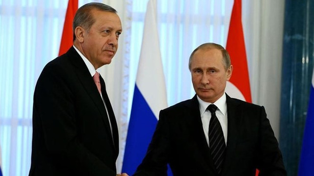 Cumhurbaşkanı Erdoğan ve Putin görüştü