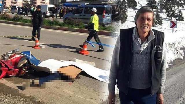 Kamyonla çarpışan motosikletin sürücü öldü