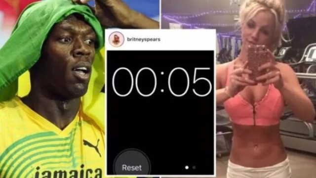 Britney Spears, Usain Bolt'un rekorunu kırdı