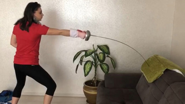 Selin Eyüpoğlu: Olimpiyat için çalışmalarıma evde devam ediyorum