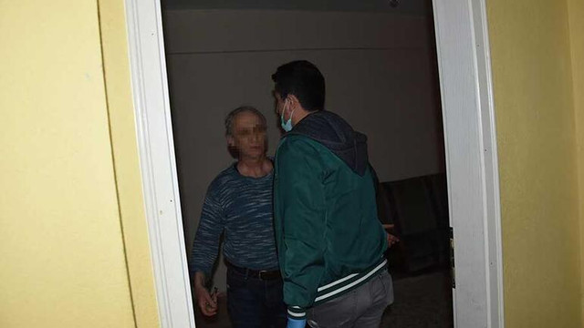 Kadını taciz eden sapık, kendini eve kilitledi!