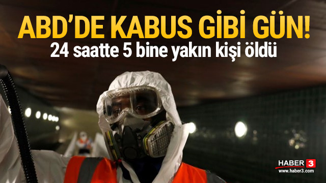 ABD'de kabus gibi gün! Koronadan 4 bin 931 kişi daha öldü