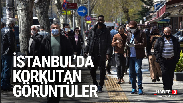İstanbul'da korkutan görüntüler