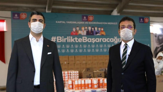 İmamoğlu ile Yüksel Kartal’daki yardım çalışmalarını yerinde inceledi