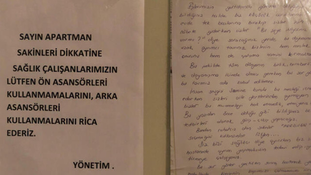 Sağlıkçılar için tepki çeken yazı! Site yöneticisi özür diledi