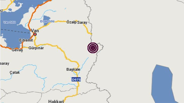 Van'da korkutan deprem !