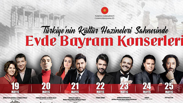 Cumhurbaşkanlığı'ndan ''Evde Bayram Konserleri'' müjdesi