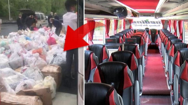 Yolcu bulamayan otobüsler yük taşımıya başladı