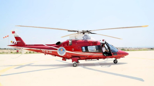 CHP'li başkan ''israf helikopteri''nden kurtuldu