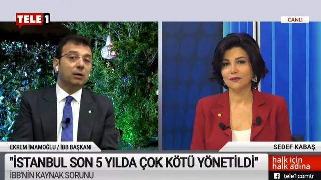 Ekrem İmamoğlu canlı yayındayken tehdit edildi!