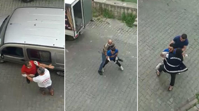Sokağa çıkma yasağında birbirlerine girdiler!