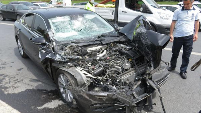 AK Partili milletvekili trafik kazası geçirdi