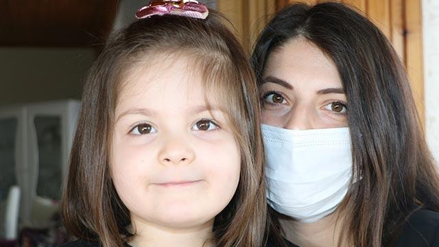 Koronavirüsü yendi, kızına kavuştu