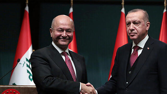 Cumhurbaşkanı Erdoğan, Irak Cumhurbaşkanı ile telefonda görüştü