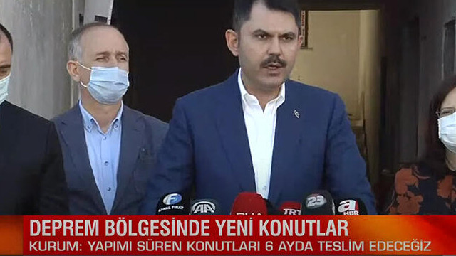Bakan Kurum: ''Bir yıl içinde teslim edilecek''