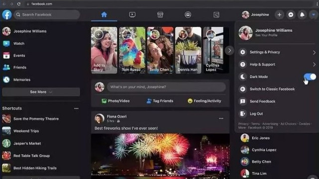 Facebook'tan ''karanlık mod'' müjdesi!