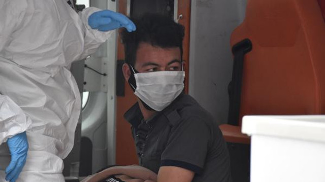 Polisin durdurduğu şahıs apar topar hastaneye kaldırıldı