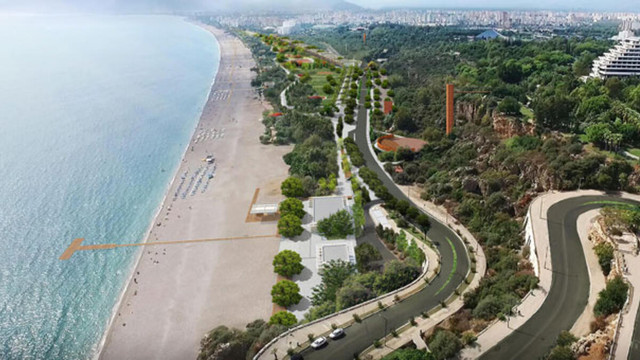 Konyaaltı sahili yeniden Hülya Koçyiğit’in damadında