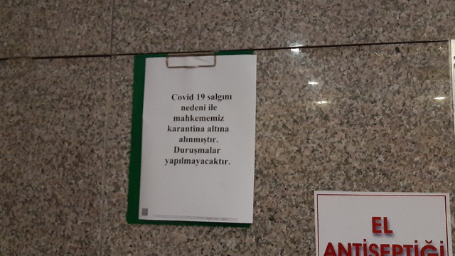 2 gün önce açılmıştı... İstanbul Adliye Sarayı'nda koronavirüs karantinası!