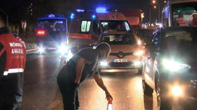 Maltepe'de korkutan zincirleme kaza