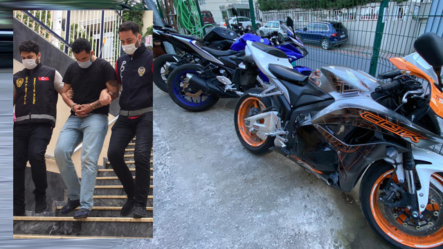 İstanbul'daki ''motosiklet faresi'' yakalandı!
