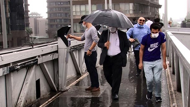 İstanbul'da yağmur yeniden etkili olmaya başladı!