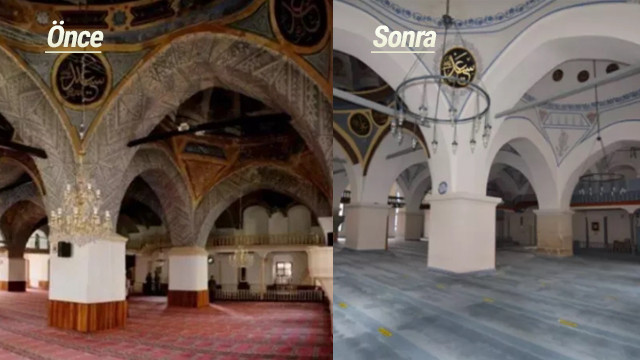 Skandal! Tarihi camiyi restore ediyoruz diye...