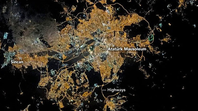 Ankara'yı hiç böyle görmediniz! NASA paylaştı