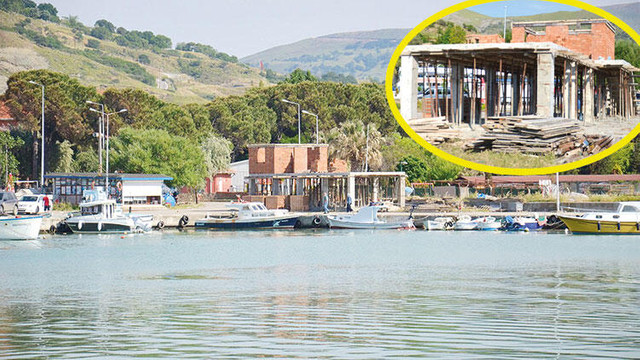 Gökçeada'da sit alanına bina yapıldı