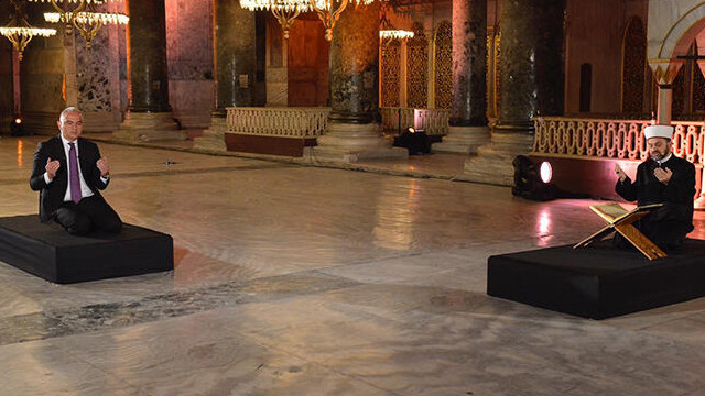 Bakan Ersoy'dan ''Aysofya'' açıklaması