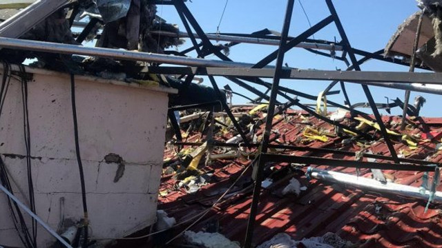 Bomba değil, su tankı patladı: 2 yaralı var!