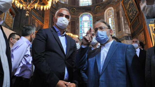 Ayasofya'daki resimler ne olacak? Diyanet İşleri Başkanı yanıt verdi