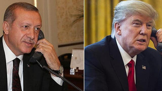 Cumhurbaşkanı Erdoğan, Trump ile görüştü