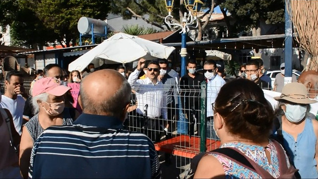 Vatandaş ile belediye başkanının asfalt tartışması