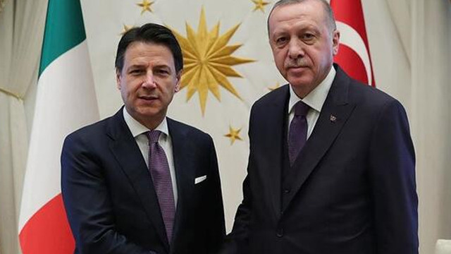 Cumhurbaşkanı Erdoğan, İtalya Başbakanı ile görüştü