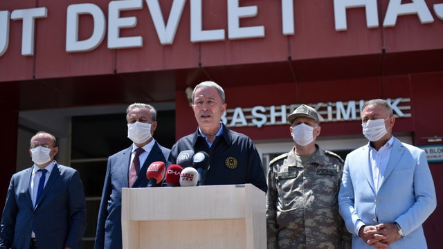 Bakan Akar açıkladı: ''Teknik arıza oldu, 4 şehidimiz var''