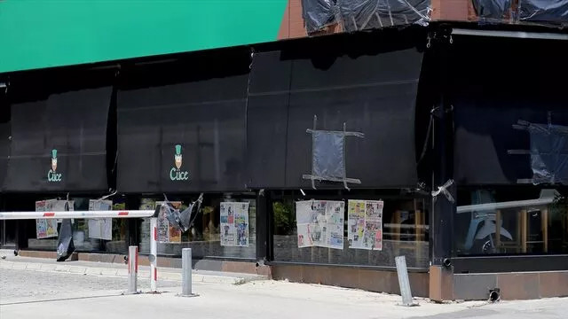 Pınar Gültekin'in katiline ait bara yazılan ''katil'' yazısı kapatılar