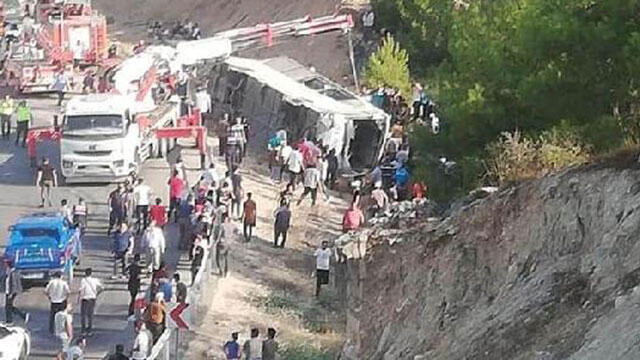 Mersin'de otobüs kazasında yaralanan 17 asker taburcu oldu