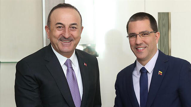Dışişleri Bakanı Mevlüt Çavuşoğlu, Venezuelalı mevkidaşı ile görüştü