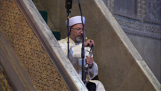 Tepkilerin odağındaki Erbaş'tan Ayasofya mektubu