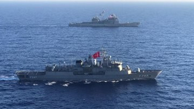 MSB duyurdu! ABD uçak gemisi ile eğitim icra edildi