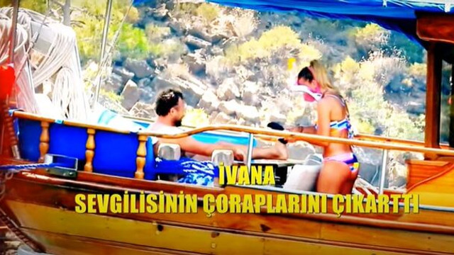 Teknede aşka gelen İvana Sert fena yakalandı