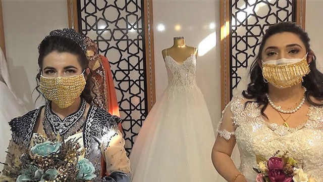 Gelinler için üretildi! Bu maskenin fiyatı 75 bin lira