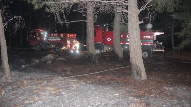 Kazdağları'nda orman yangını