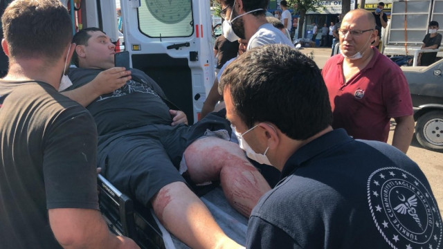 Sanayi sitesinde dehşet! Dükkanlara ateş açan saldırgan linç edildi