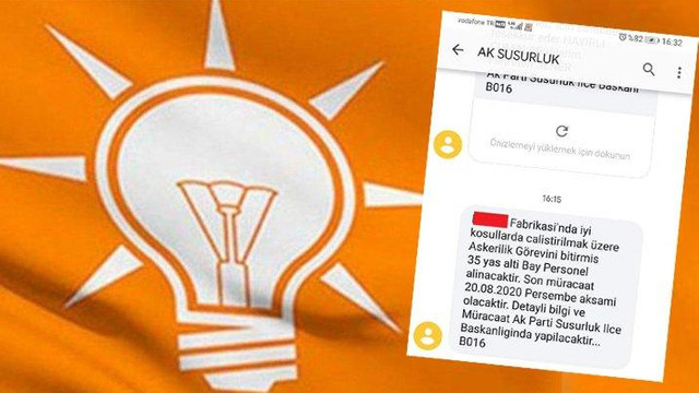 Yeni İŞKUR, AK Parti mi oldu ? Skandal SMS