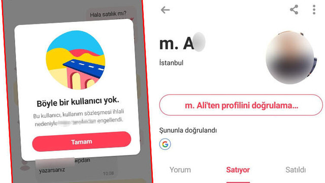 İkinci el alışveriş sitesinde akılalmaz dolandırıcılık