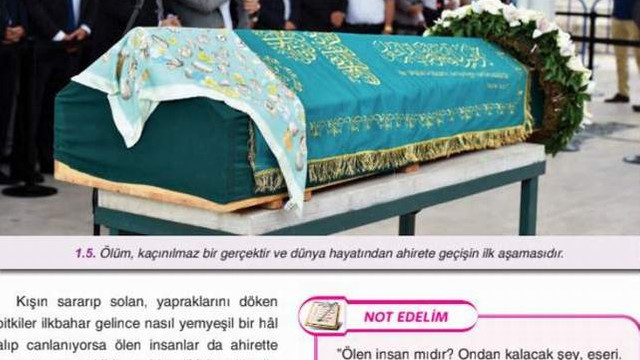 Liselerde kefenli, kabirli, tabutlu, cehennemli eğitim!