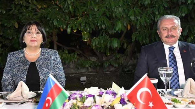TBMM Başkanı Şentop, Azerbaycan Meclis Başkanı ile görüştü