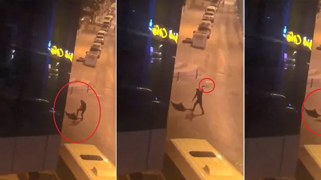 Sokak ortasında dehşet! Yaşlı adamı öldüresiye dövdü